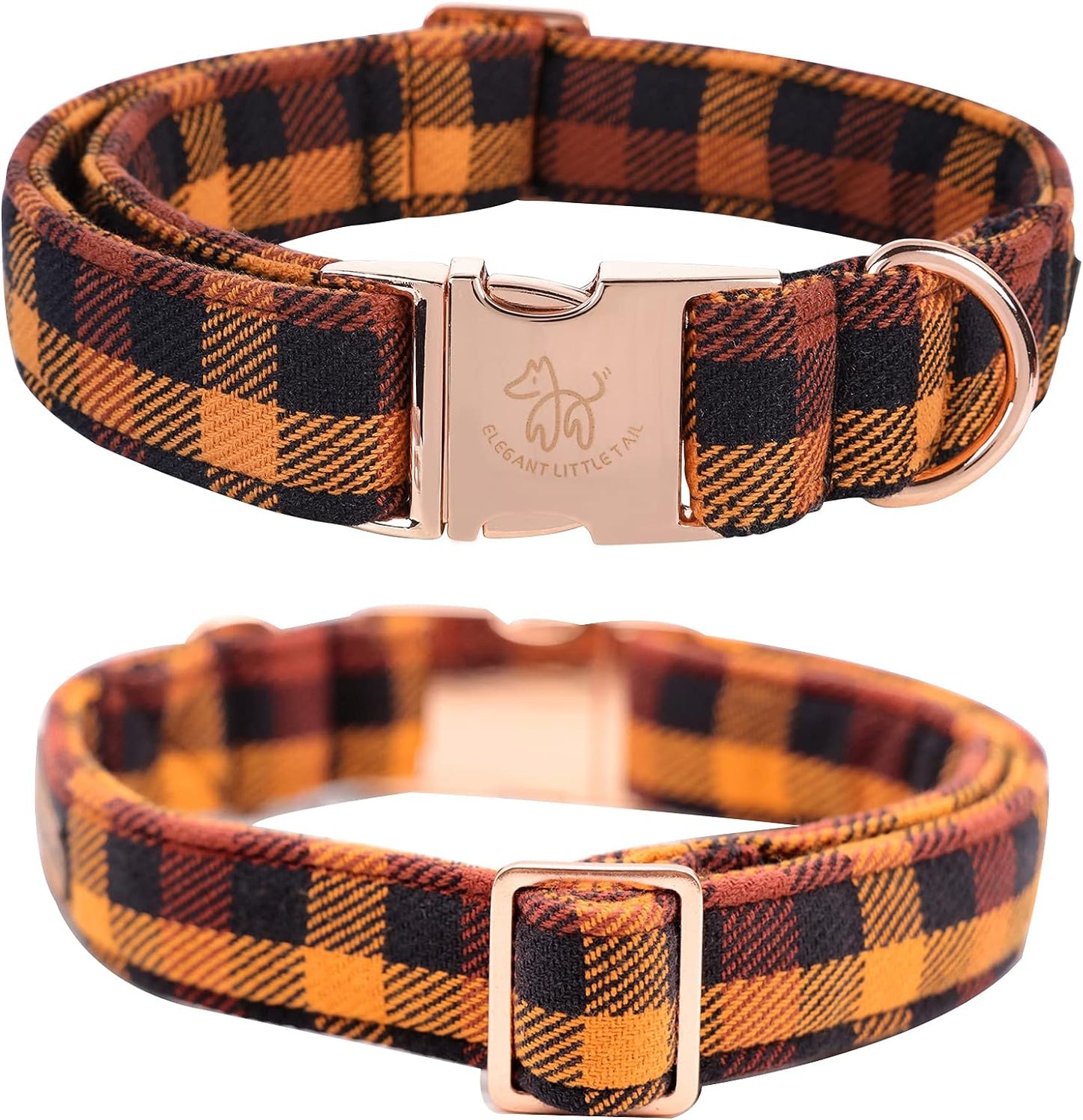 Elegant Adjustable Bowtie Dog Collar for Small, Medium, and Large Dogs - Perfect for Fall