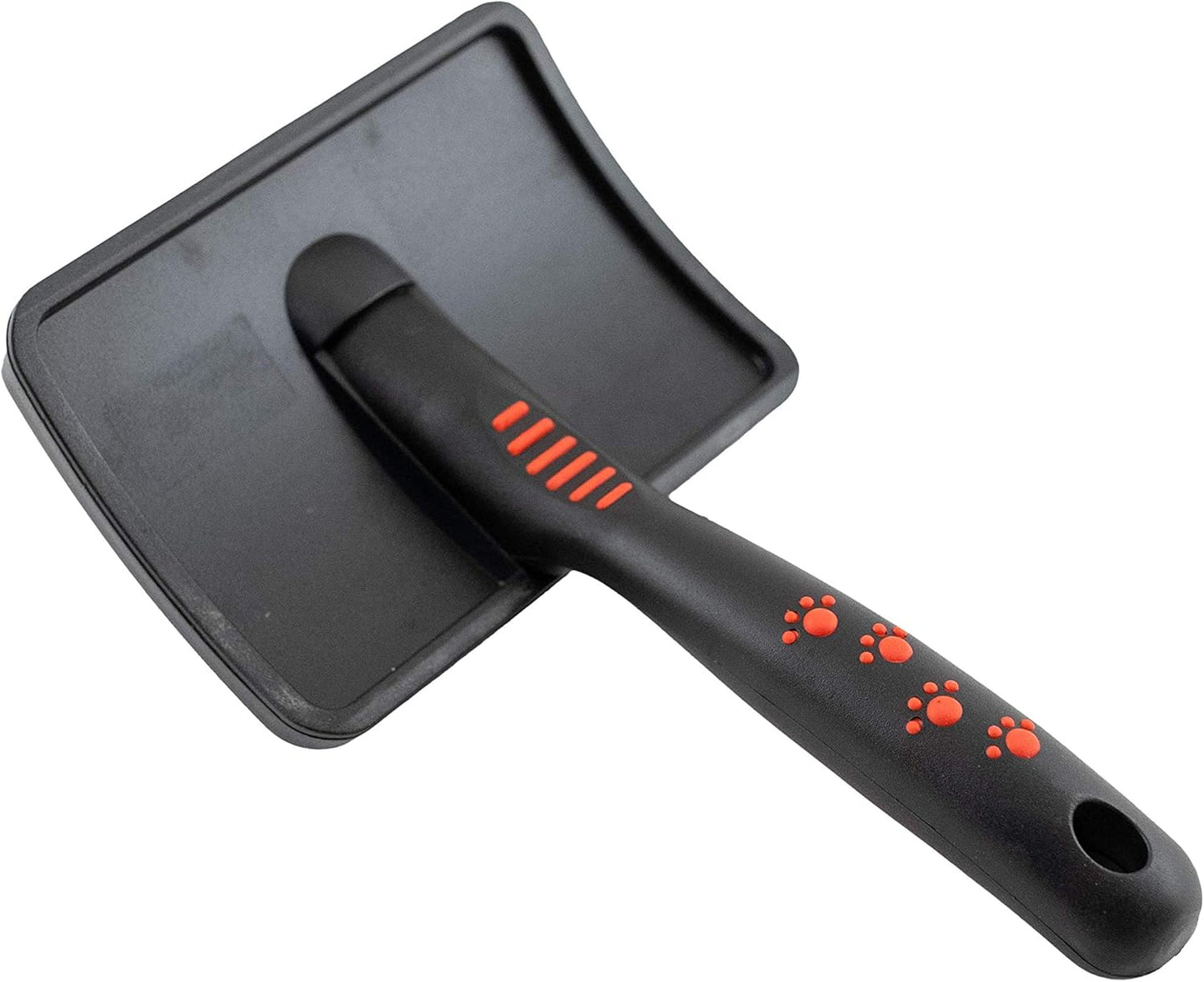 Paw Brothers Large Curved Slicker Brush for Dogs with Coated Tips for Gentle Grooming and Maximum Coverage